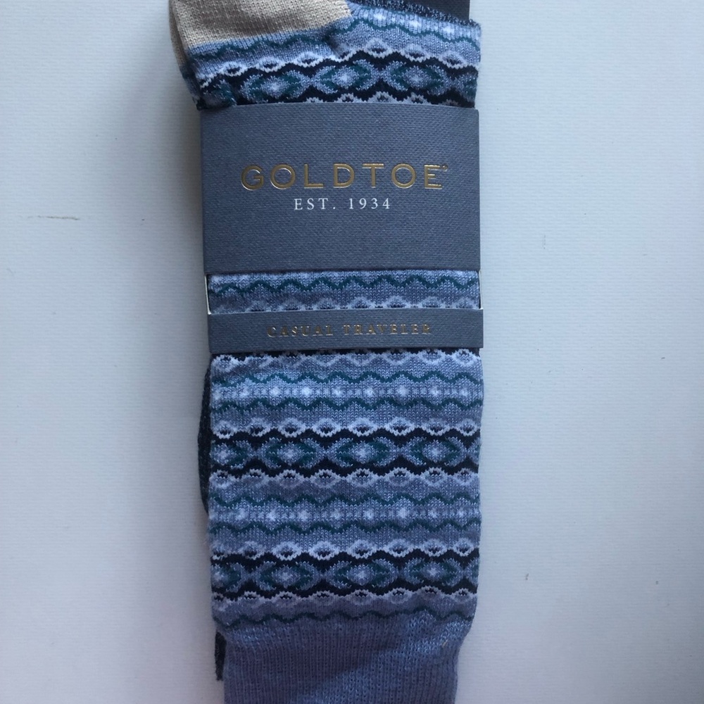 Gold Toe Men's Casual Socks - Blue